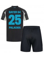 Bayer Leverkusen Exequiel Palacios #25 Tredjedraktsett Barn 2024-25 Korte ermer (+ bukser)